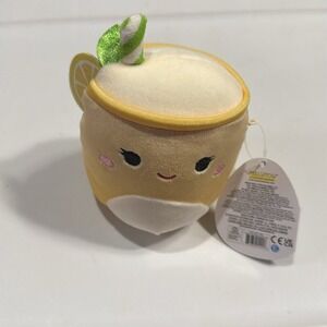 NWT 5" Medina the Yellow Lemonade Drink Squishmallows From Claire's